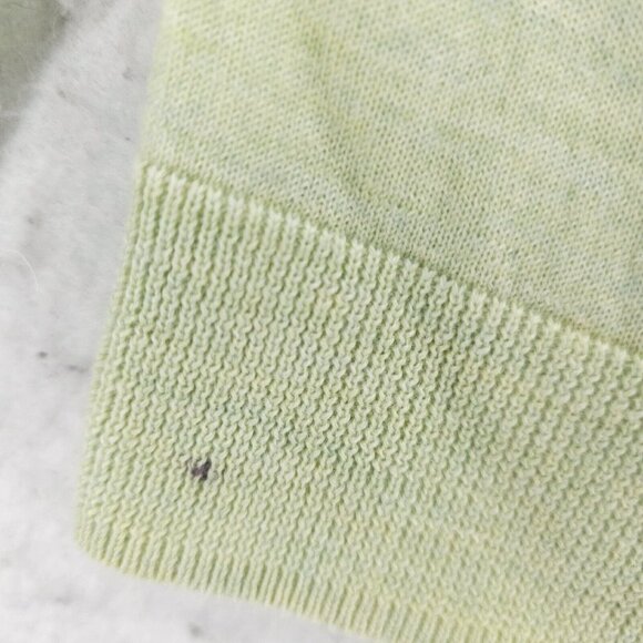 EILEEN FISHER 100% Merino Wool Cardigan Rhinestone Buttons Lightweight Petite S - Picture 9 of 10